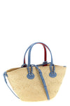 cabata woven raffia mini handbag