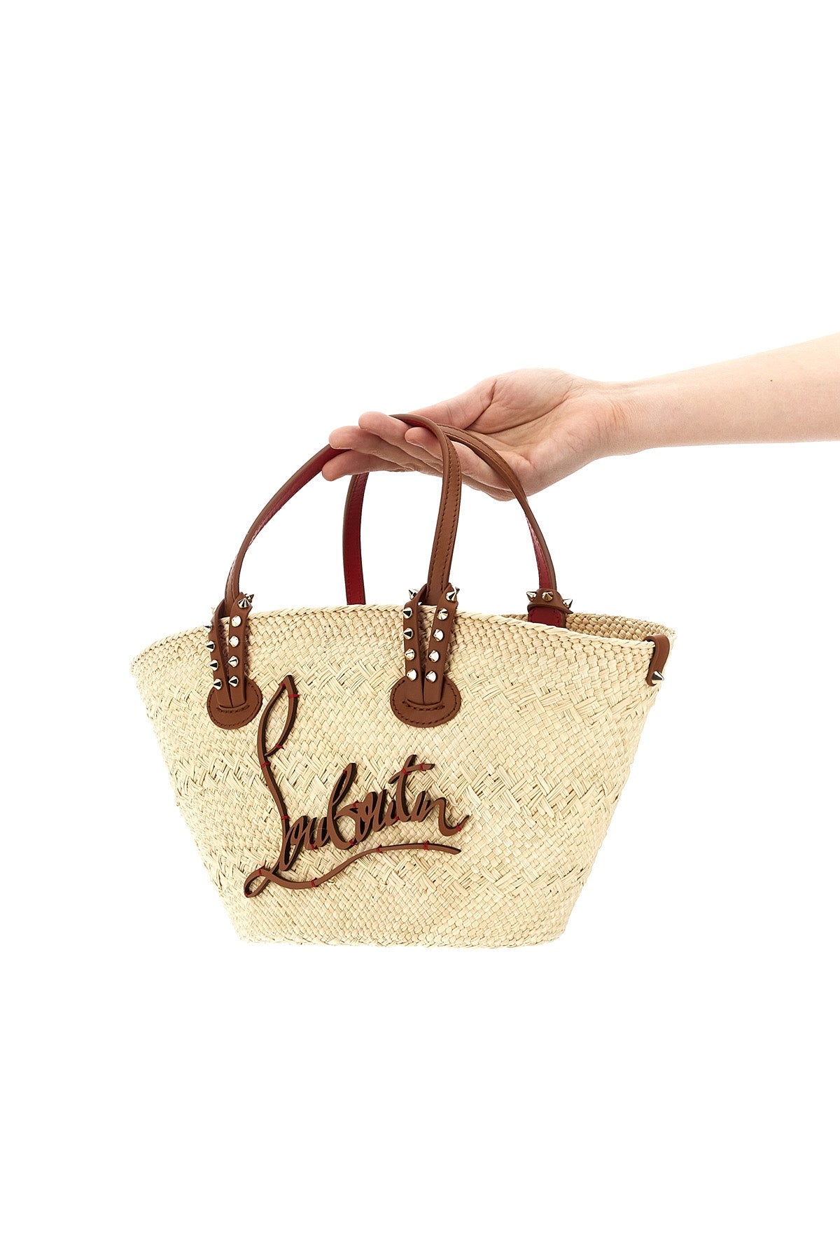 cabata woven raffia mini handbag