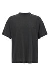 t-shirt in light cotton blend mélange jersey