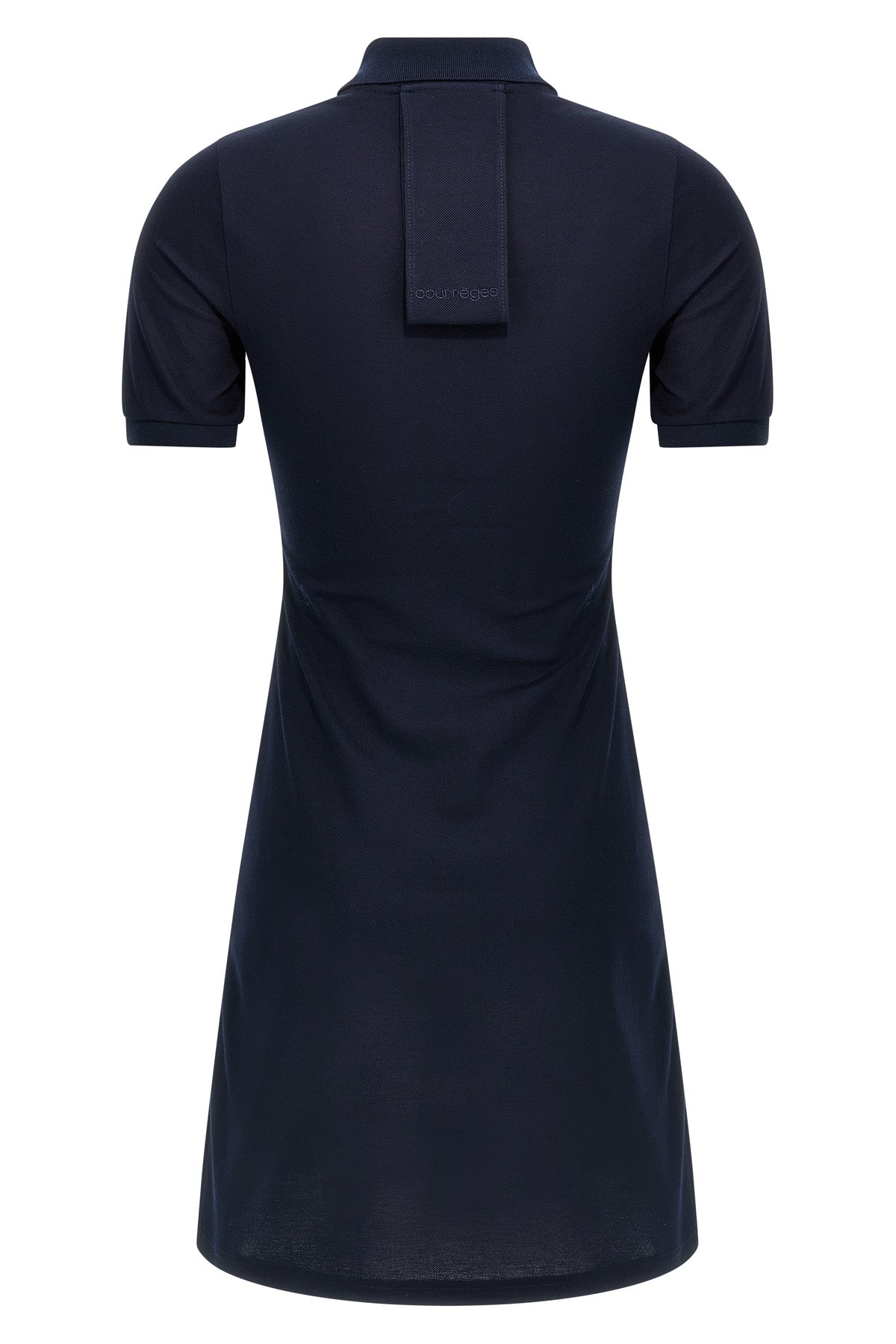 piqué cotton polo mini dress