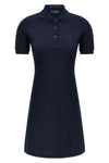 piqué cotton polo mini dress