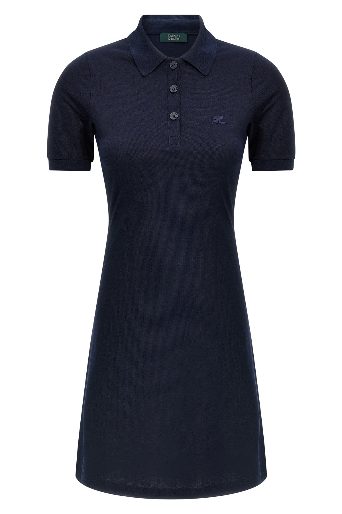 piqué cotton polo mini dress