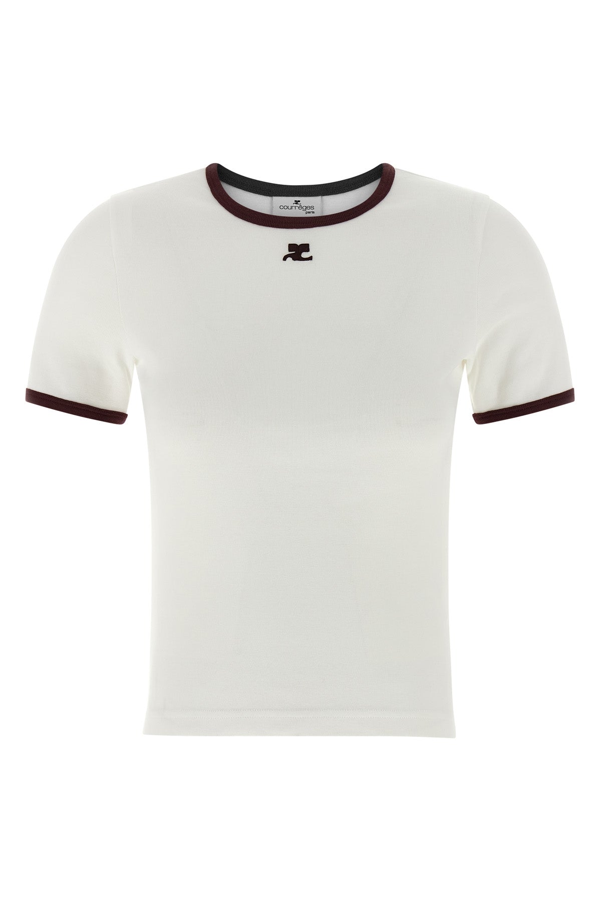 signature contrast cotton t-shirt