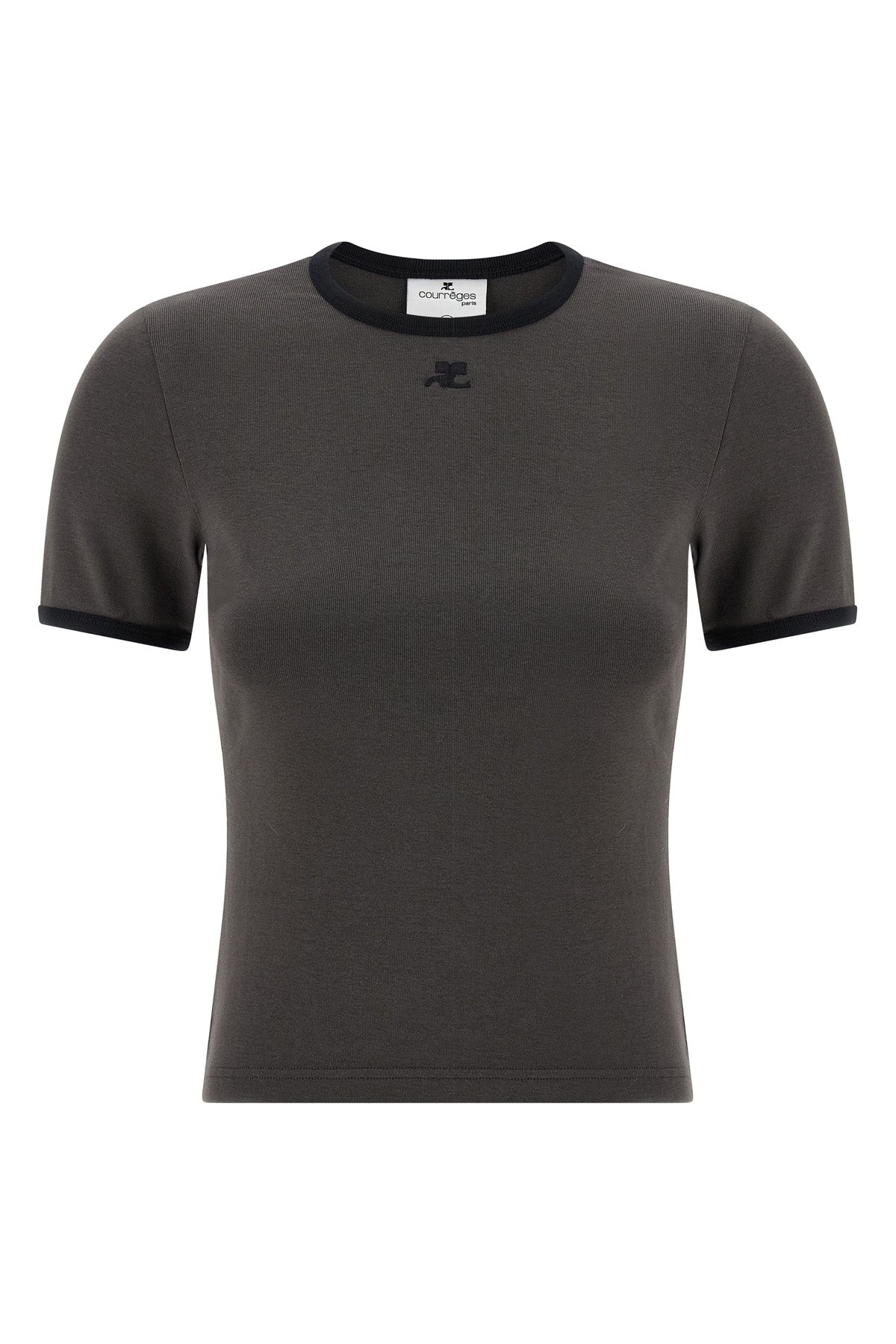signature contrast cotton t-shirt