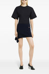 loop milano knitted mini skirt