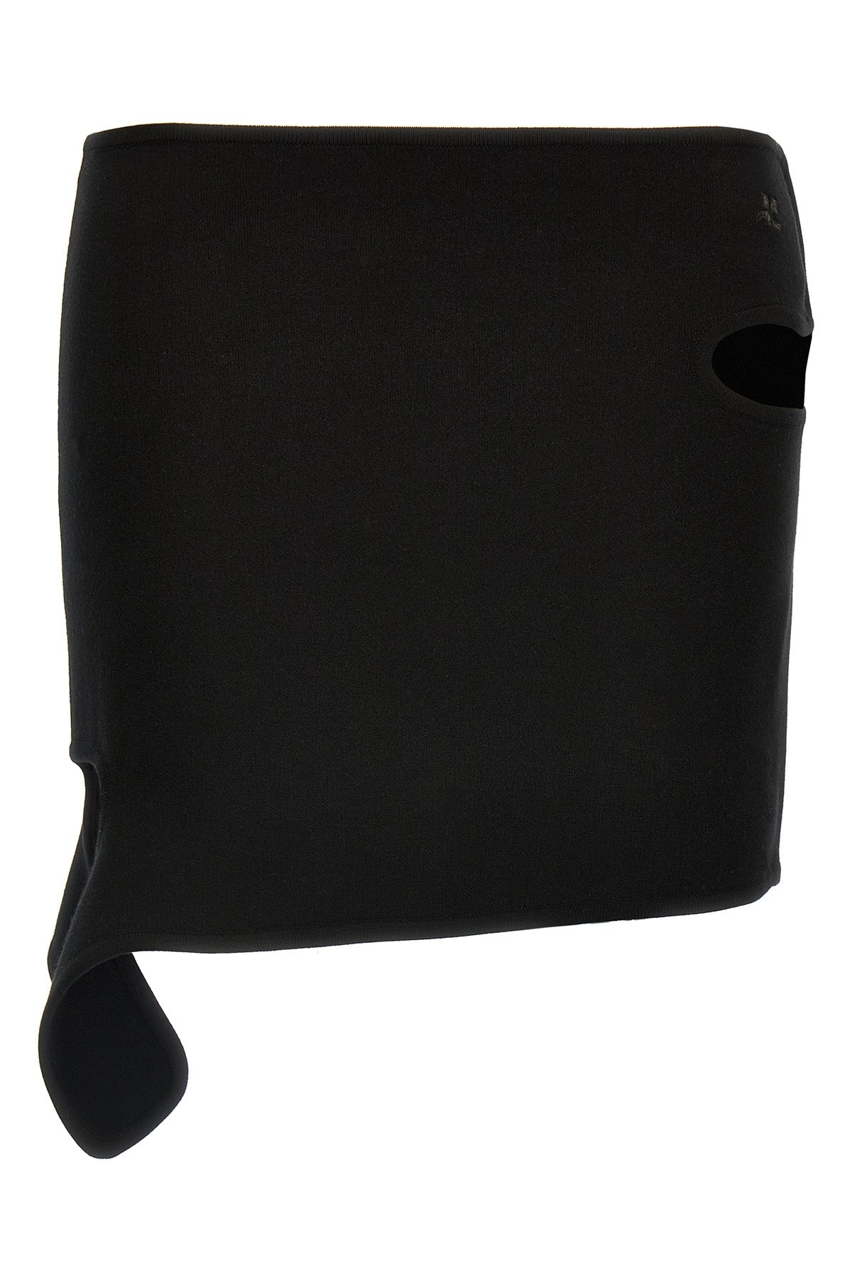 loop milano knitted mini skirt