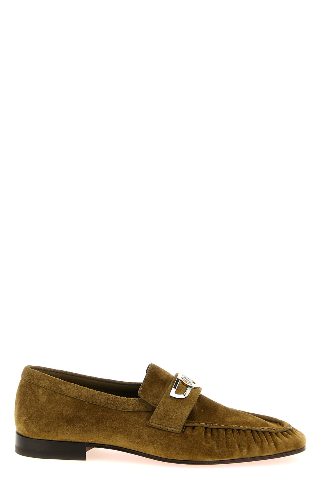 CHRISTIAN LOUBOUTIN 41 mocallista loafers in veau velours