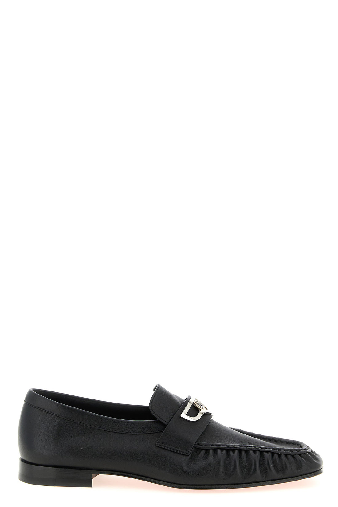 CHRISTIAN LOUBOUTIN 40 mocallista loafers in lux nappa leather