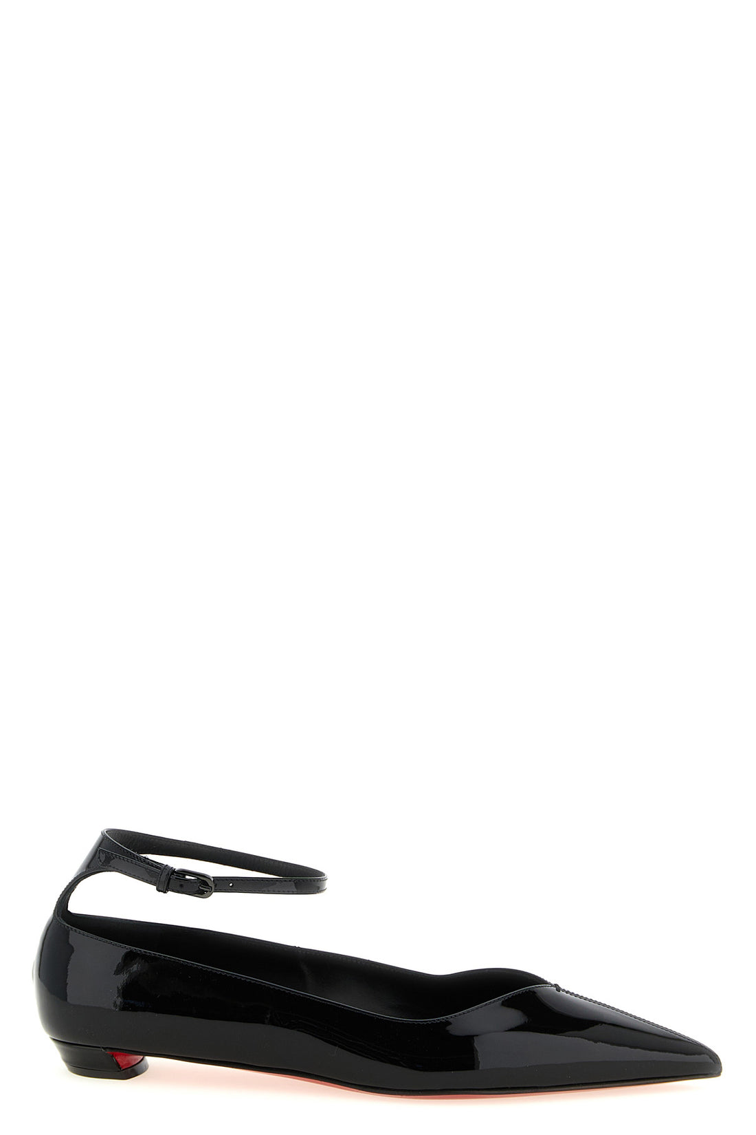 CHRISTIAN LOUBOUTIN 36 erozeena patent calf leather ballet flats