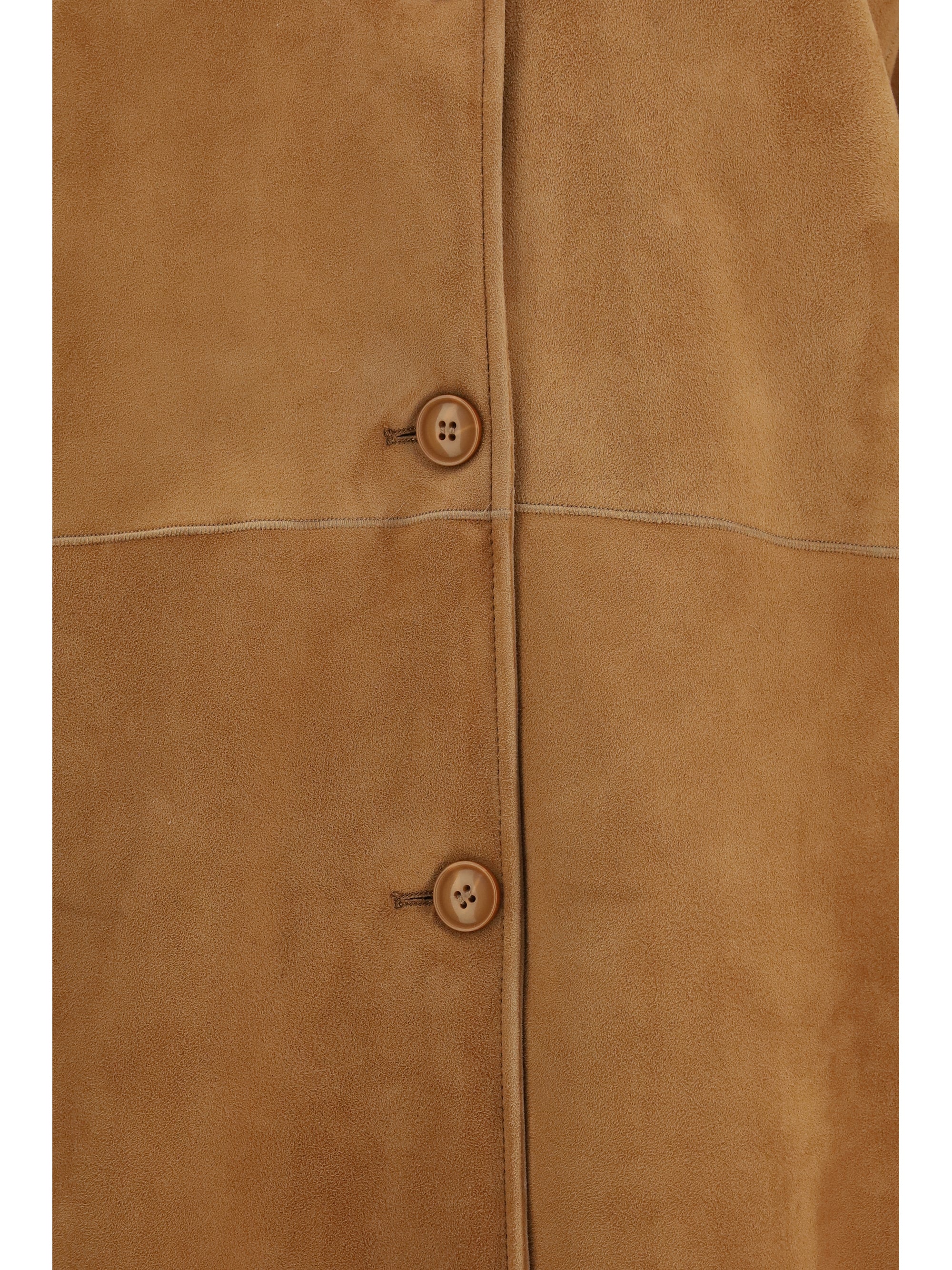 leather shearling coat