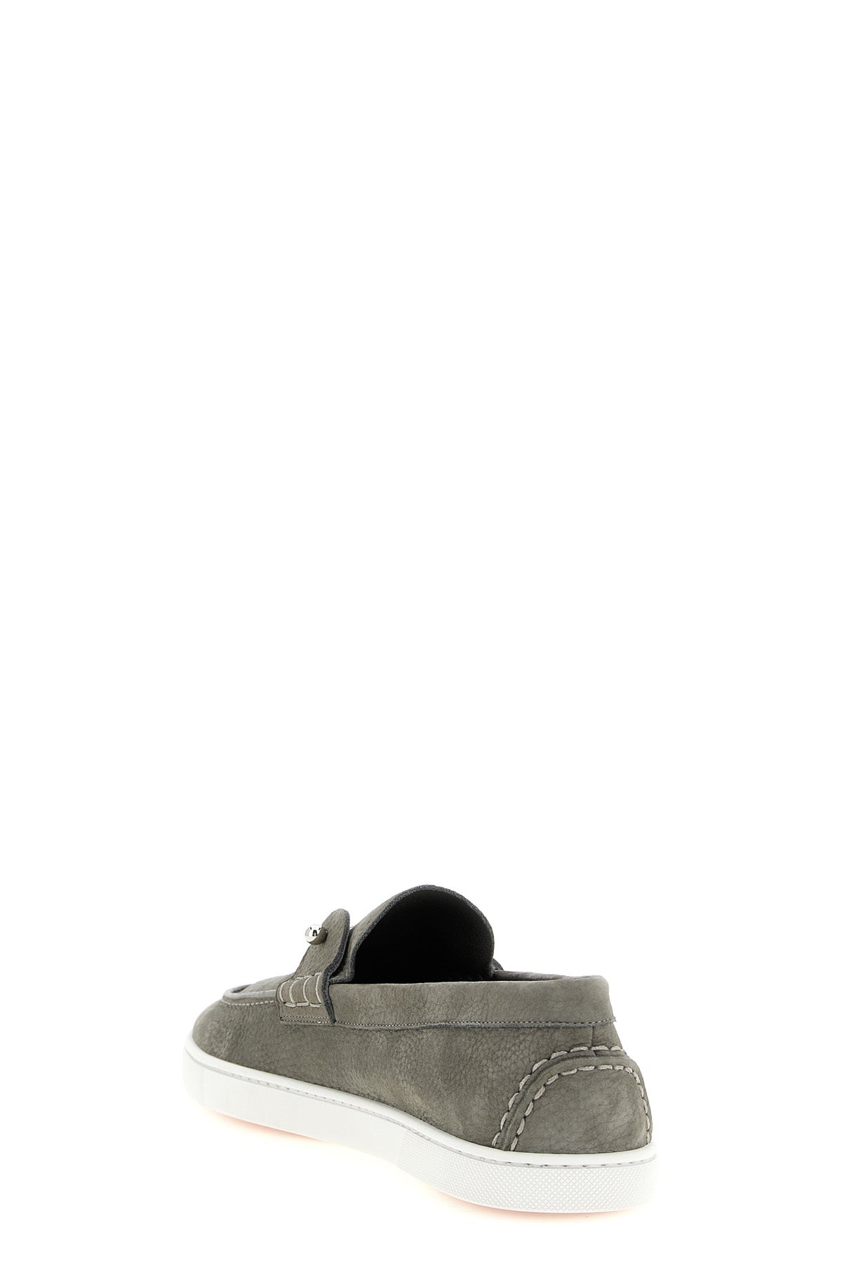chambeliboat loafers in grain de poudre nubuck