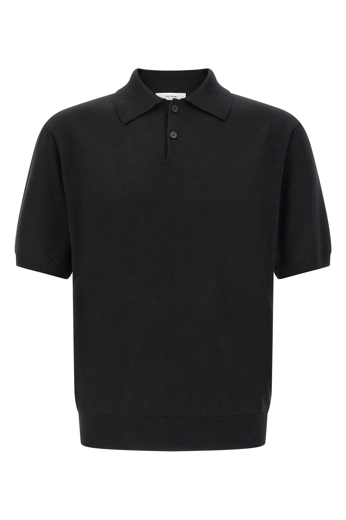 borges top polo shirt in lightweight cashmere linen and silk blend fabric