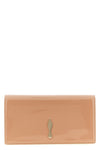bettina patent calf leather clutch