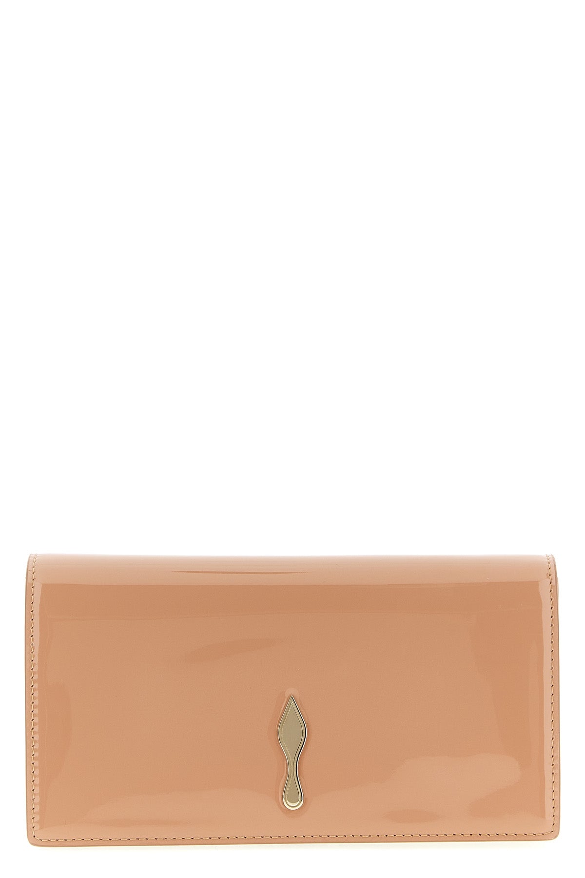 bettina patent calf leather clutch
