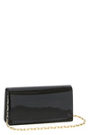 bettina patent calf leather clutch
