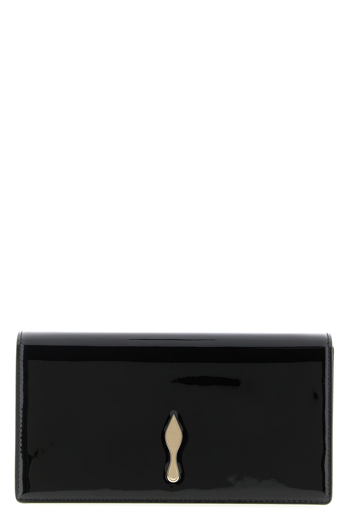 bettina patent calf leather clutch