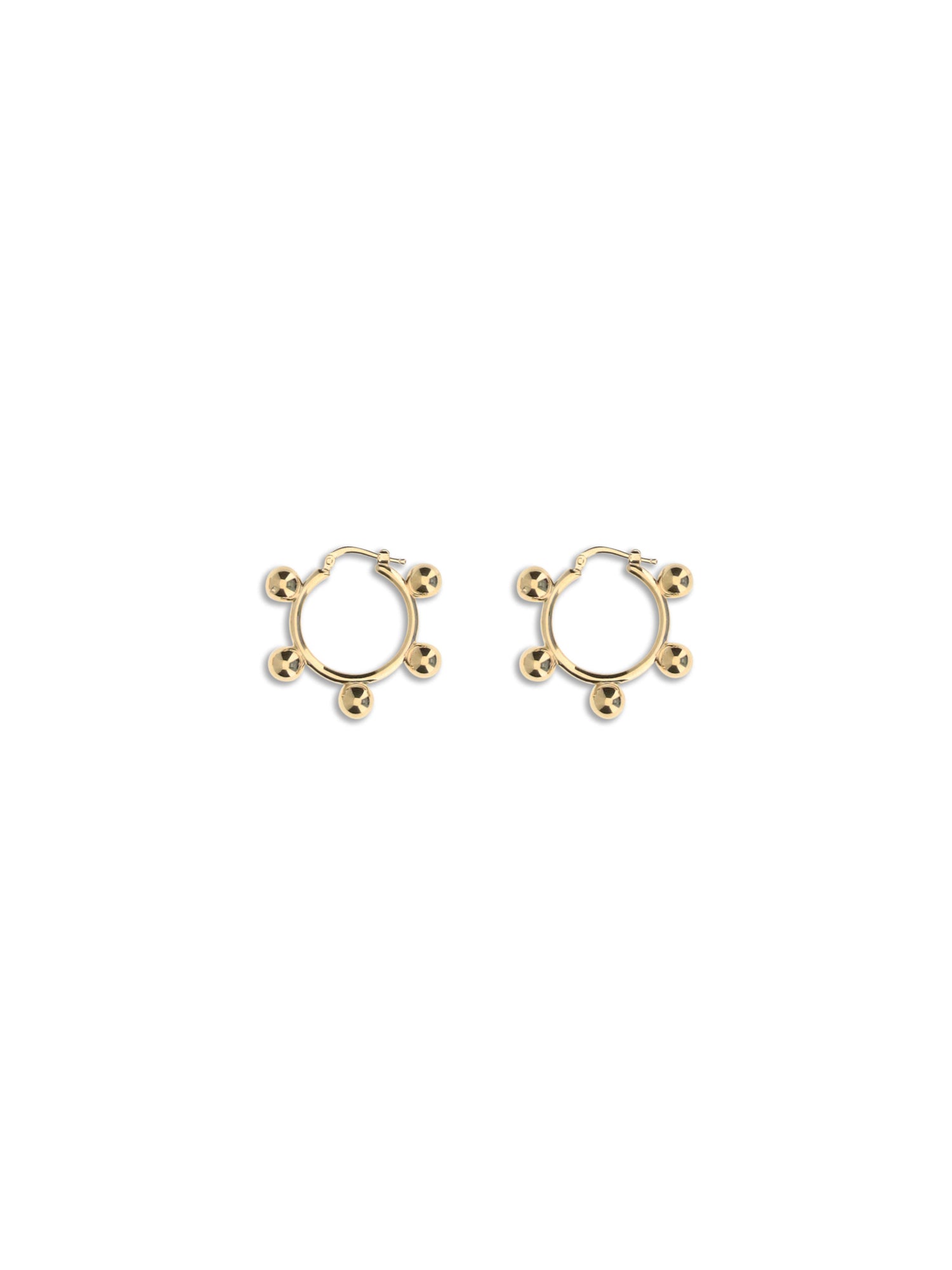 JIL SANDER OS hoop earrings
