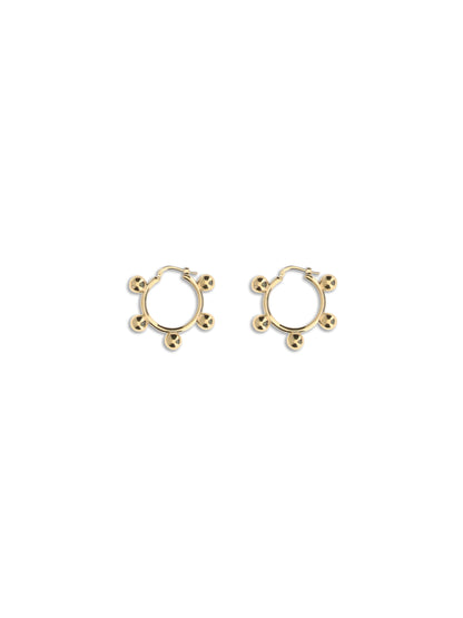 JIL SANDER OS hoop earrings