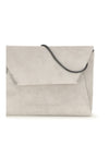 bc duo suede clutch bag