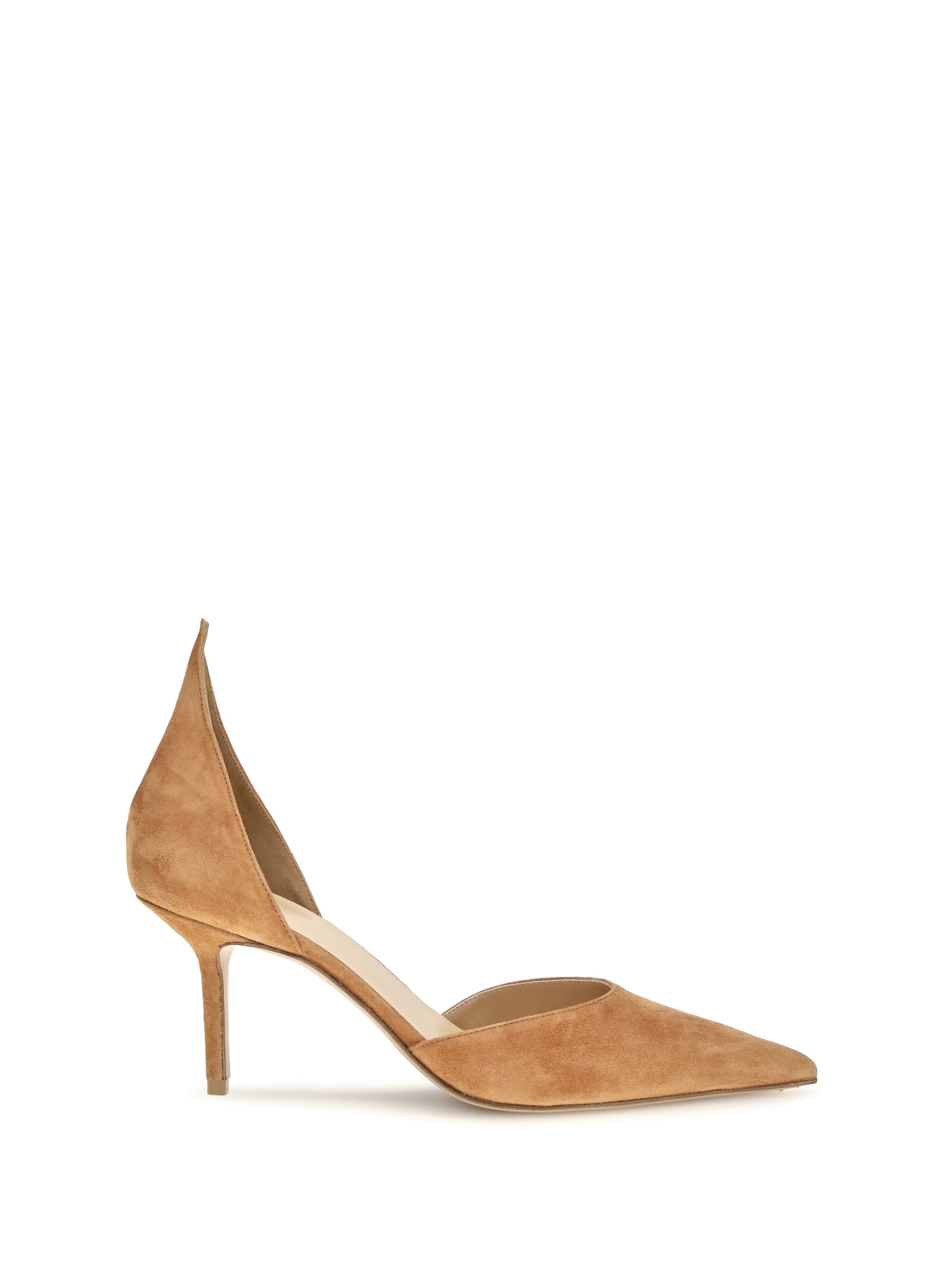 d'orsay flame suede pumps