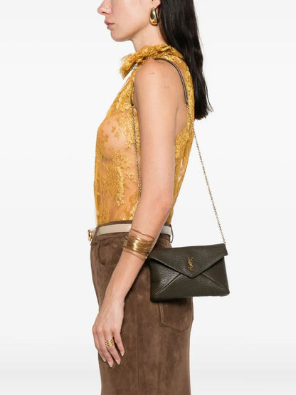 Calypso Leather Chain Pouch