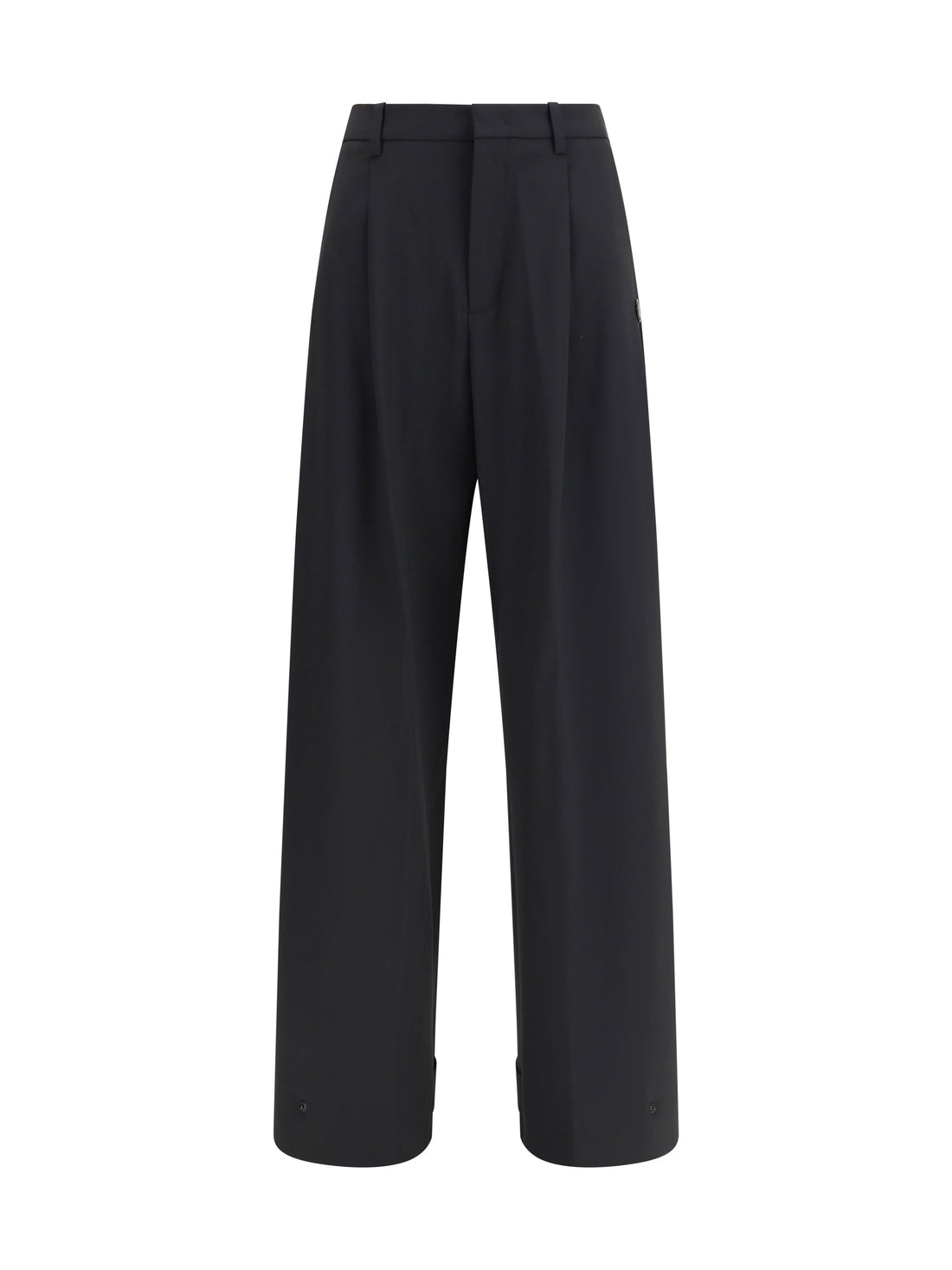 MONCLER X EDWARD ENNINFUL 40 moncler x ee72 trousers by edward enninful in stretch technical wool