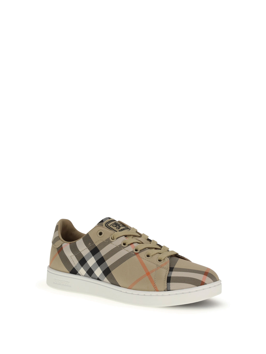 BURBERRY 36 check canvas set sneakers