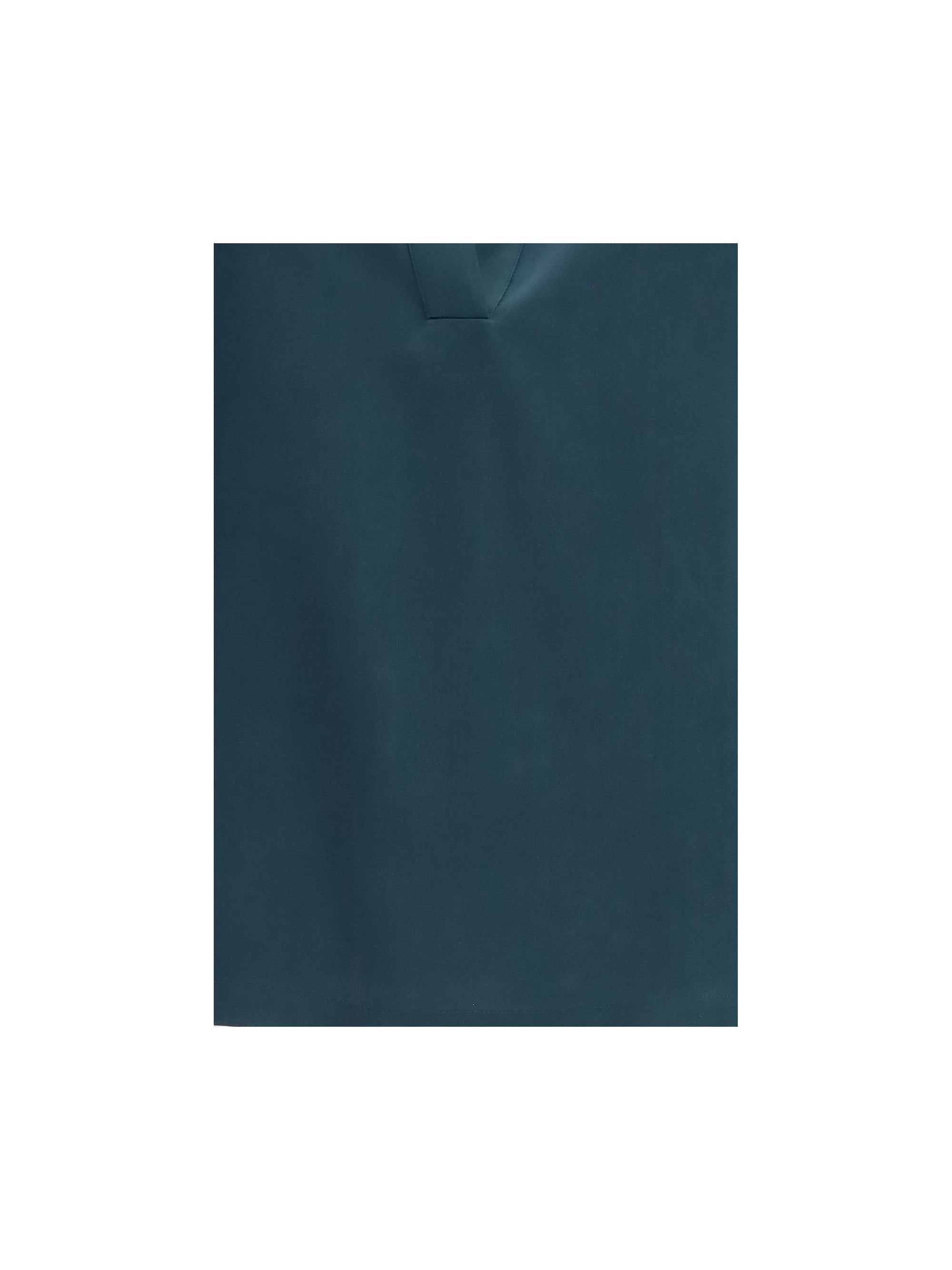 deep v-neck silk shirt
