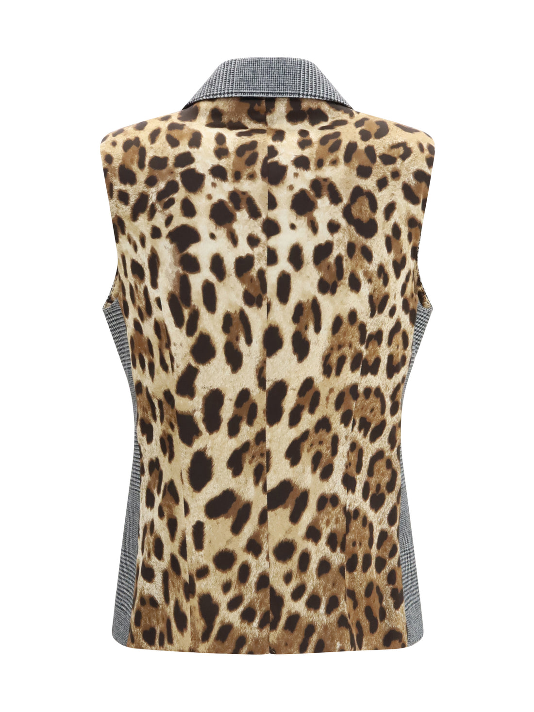 DOLCE &amp; GABBANA 40 prince of wales double breasted vest