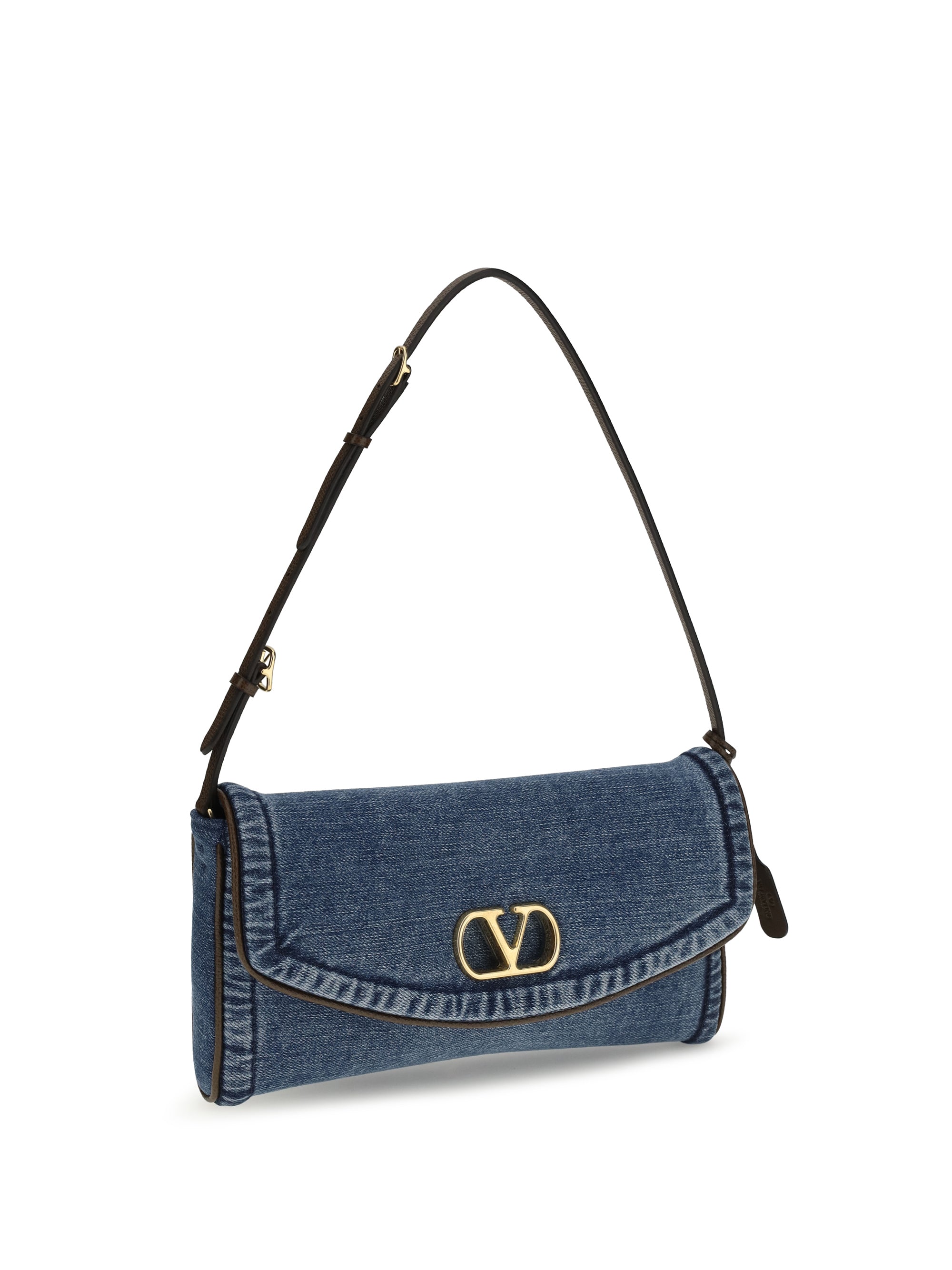 devain small shoulder bag in denim