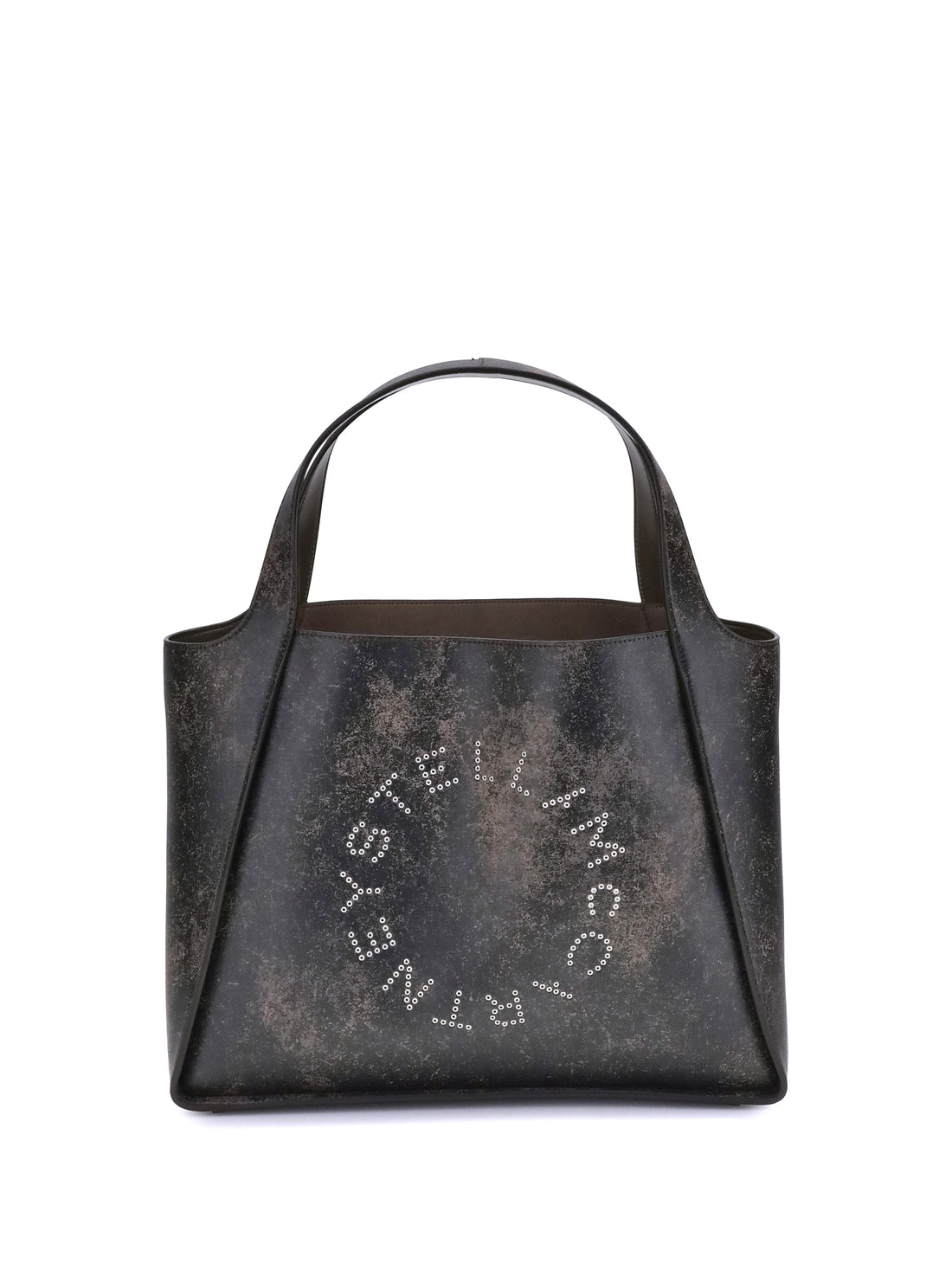 STELLA MCCARTNEY OS aged effect tote bag