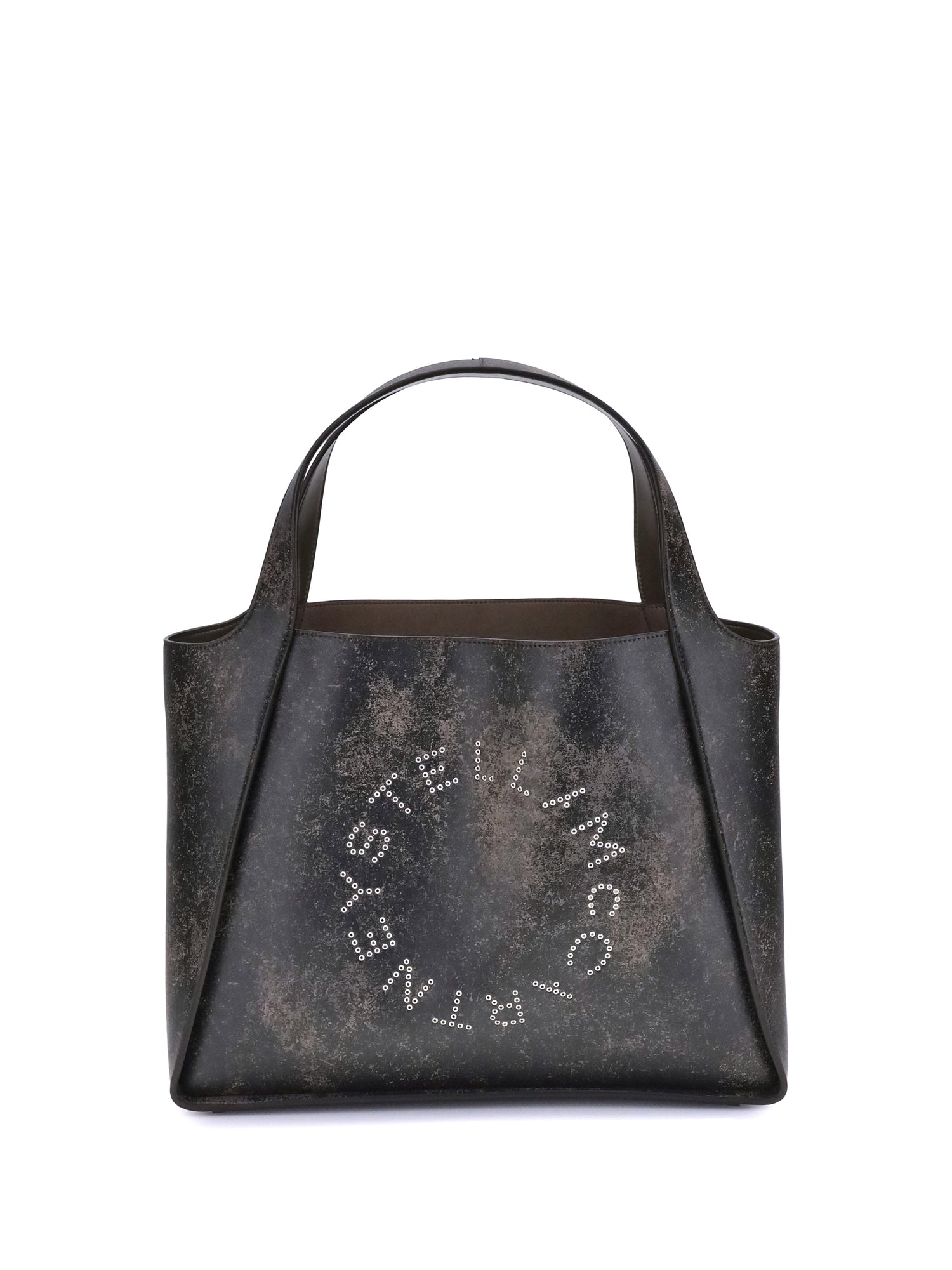 STELLA MCCARTNEY OS aged effect tote bag
