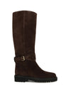 vlogo signature suede high boots