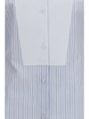 striped shirt with front detail