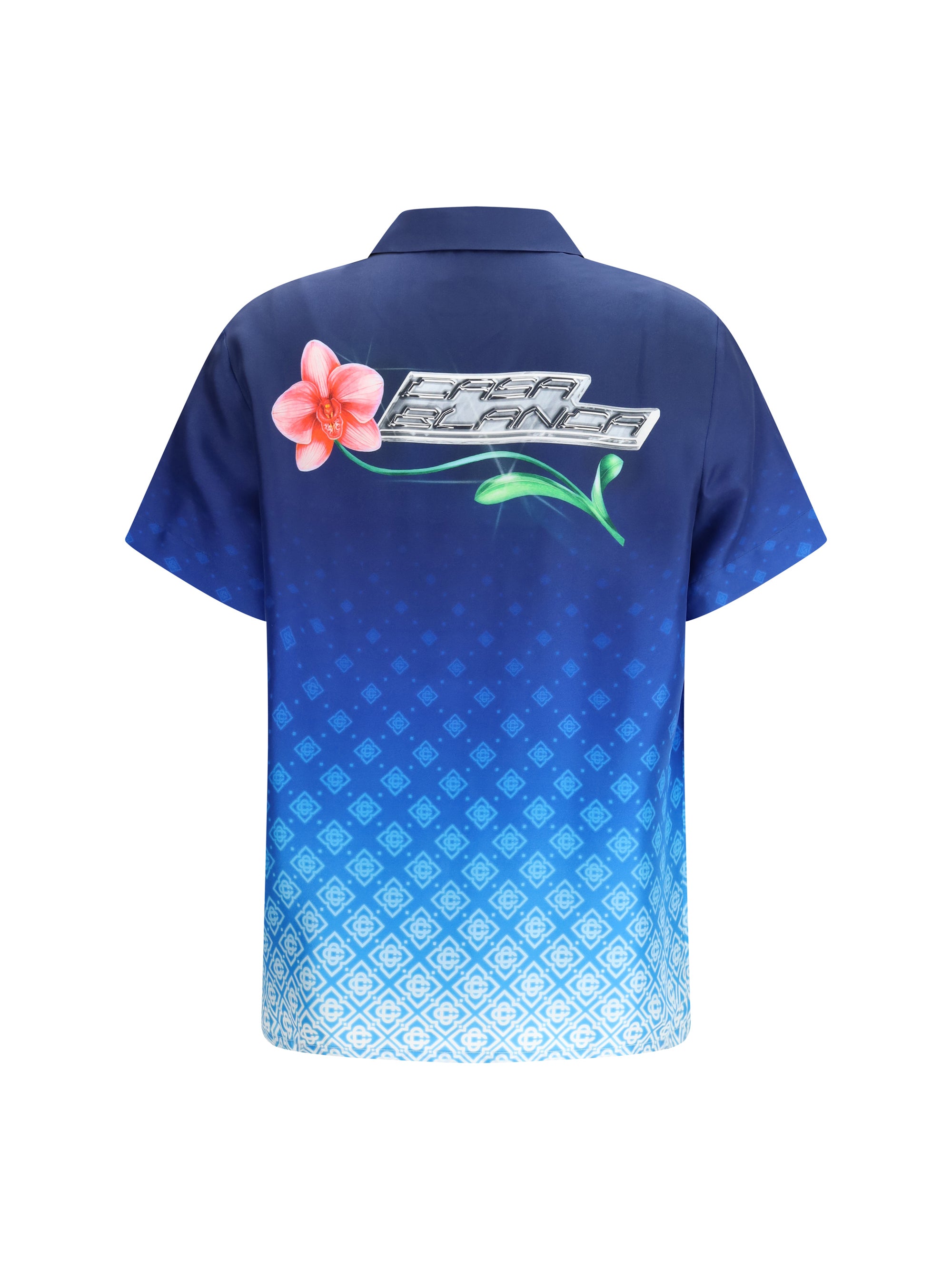 CASABLANCA M orchid logo shirt