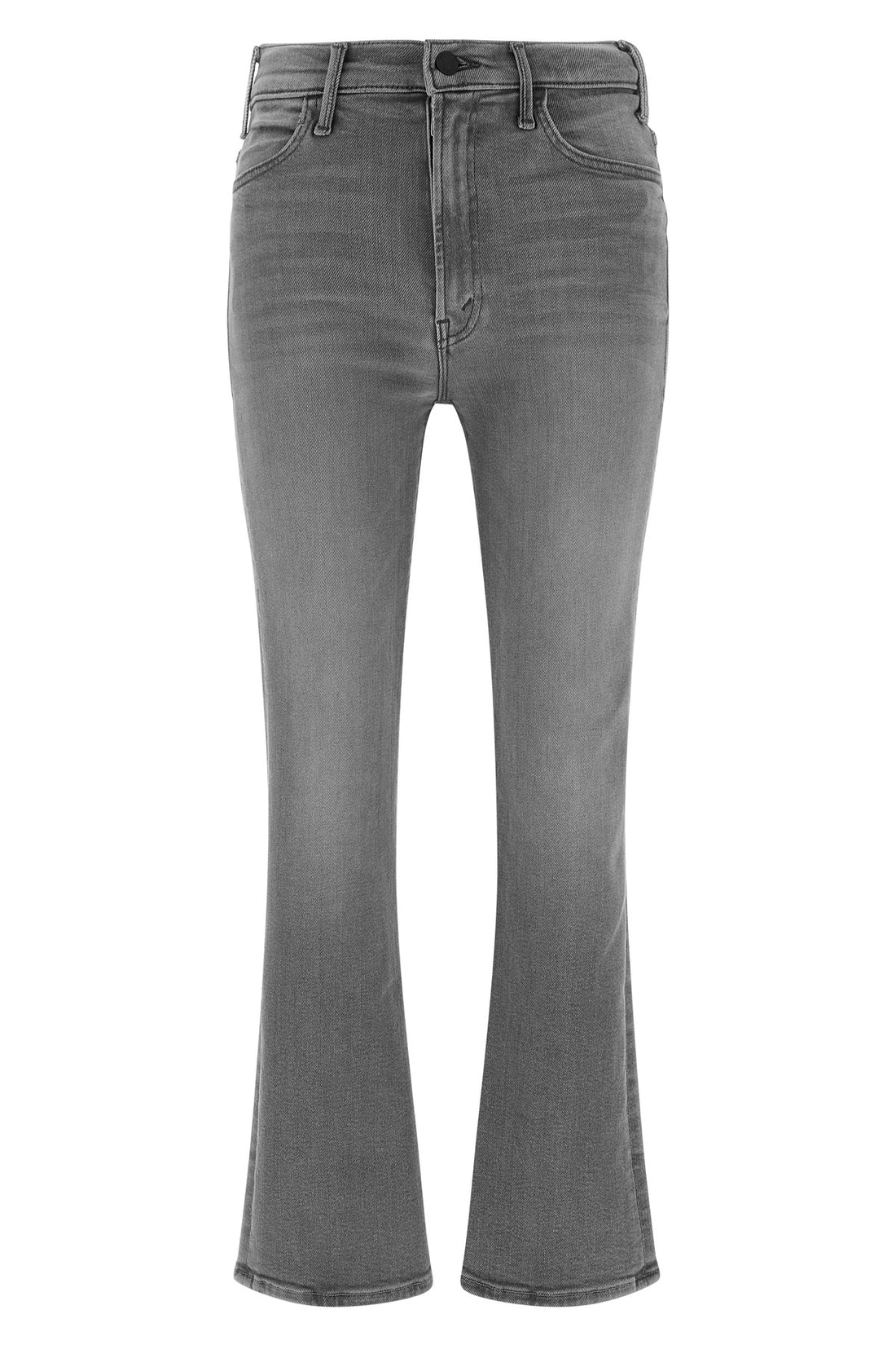 MOTHER 24 the hustler ankle fray stretch cotton denim jeans
