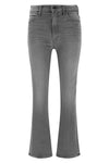 the hustler ankle fray stretch cotton denim jeans