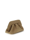 bios suede clutch bag