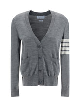 THOM BROWNE 38 merino wool cardigan