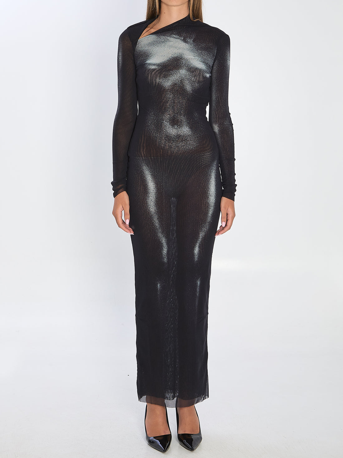 JEAN PAUL GAULTIER S body dust maxi dress
