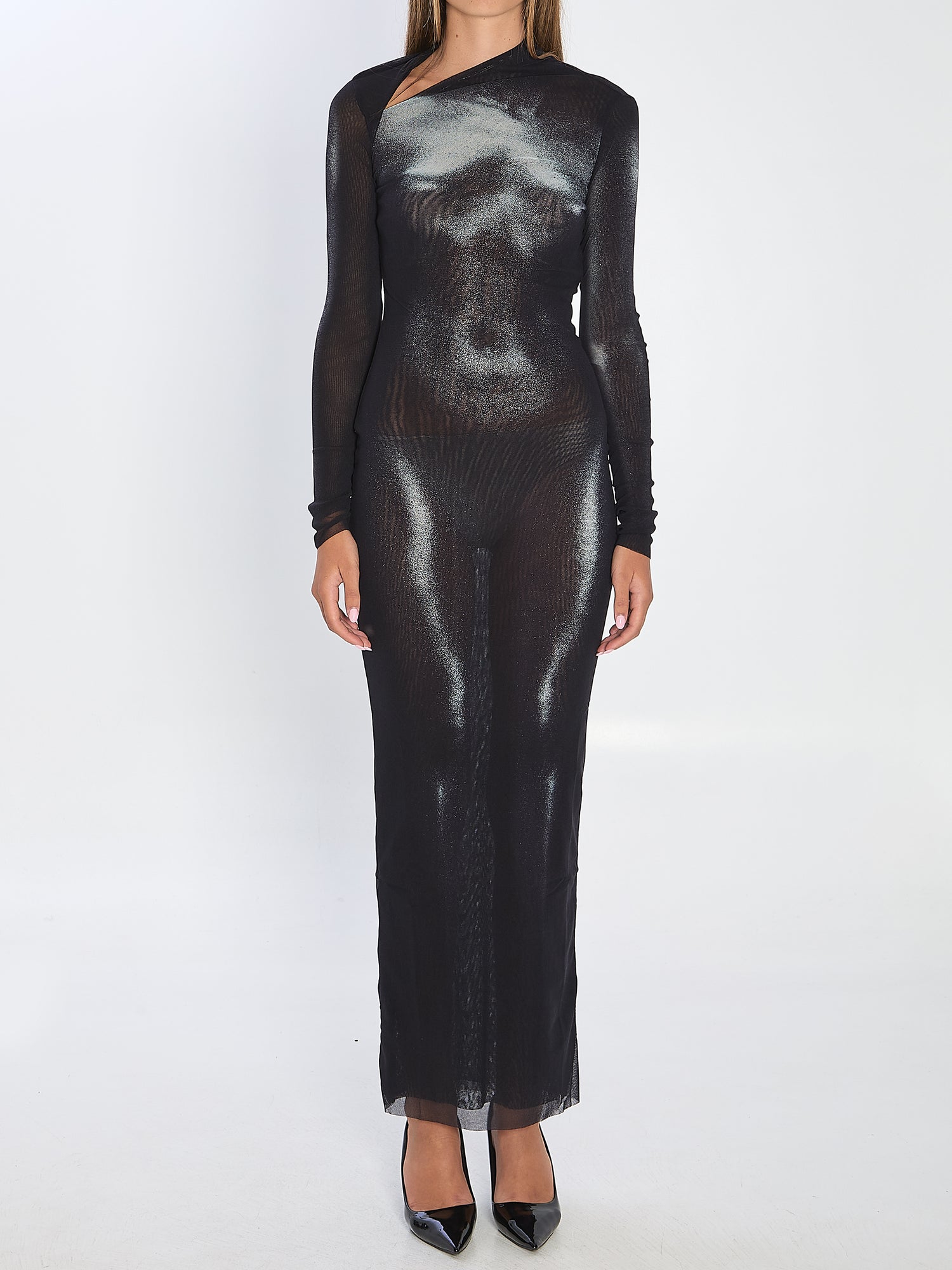 JEAN PAUL GAULTIER S body dust maxi dress