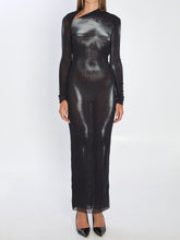 JEAN PAUL GAULTIER S body dust maxi dress