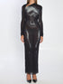 JEAN PAUL GAULTIER S body dust maxi dress