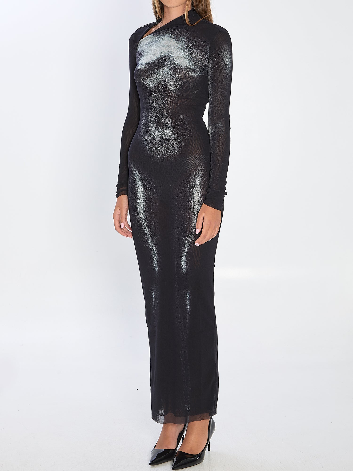 JEAN PAUL GAULTIER S body dust maxi dress