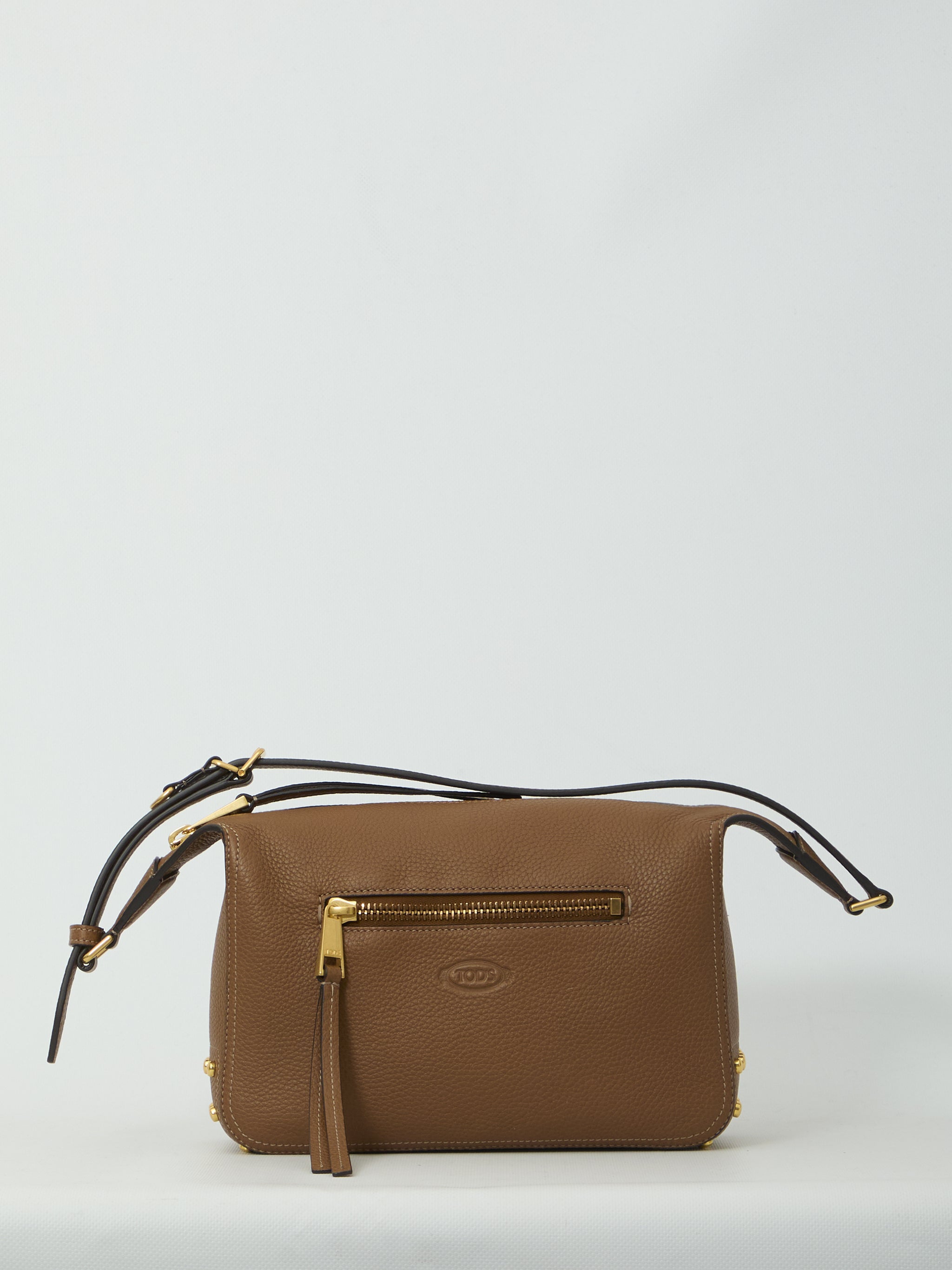 metal dots mini leather bag