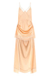 magda butryms long petticoat dress 42 is made of pure satin silk