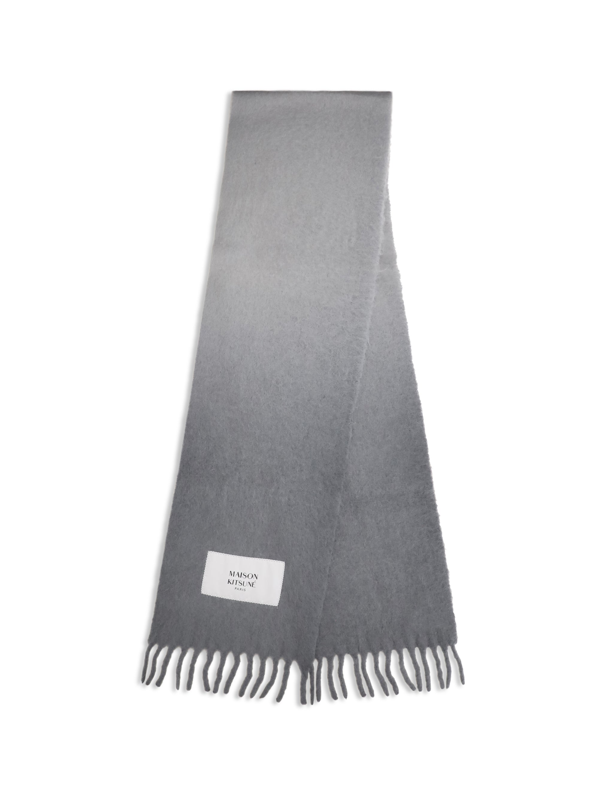 gradient-efect alpaca scarf