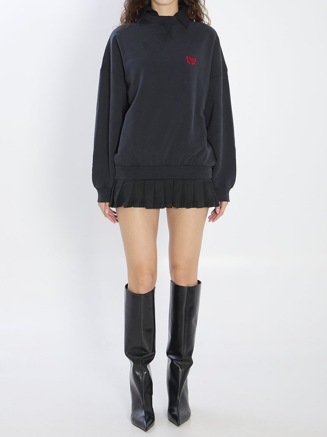 BALENCIAGA 01 mini dress in cotton