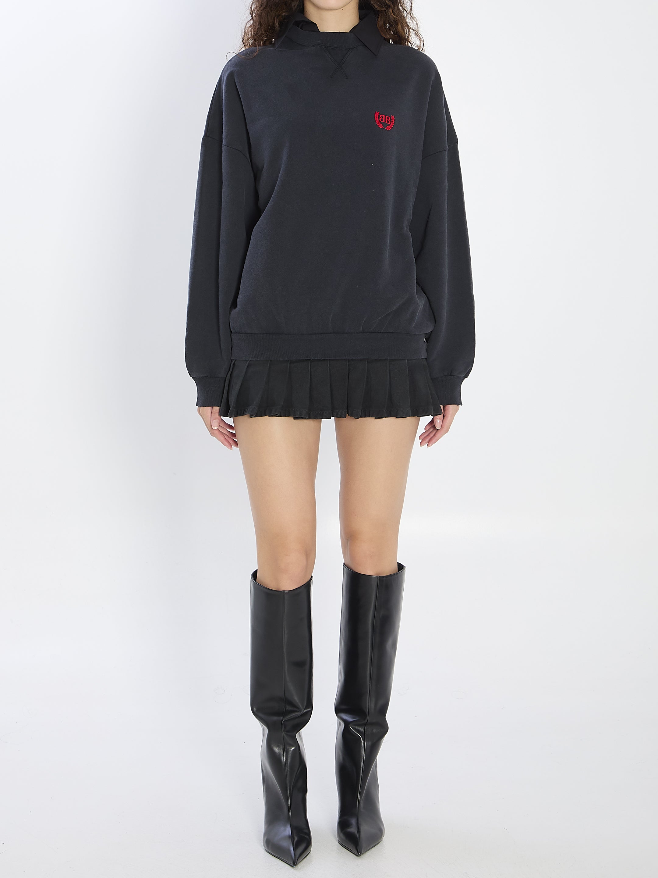 BALENCIAGA 01 mini dress in cotton