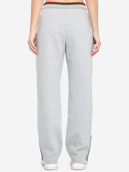 GUCCI XS web cotton jersey leisure pants